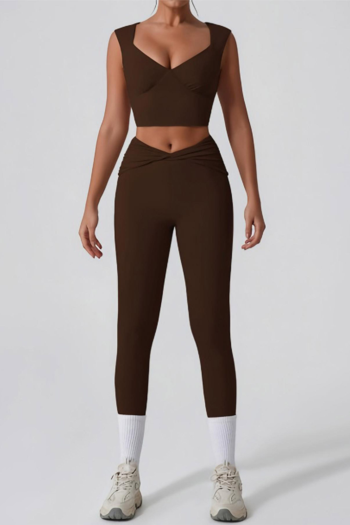Ethereal Legging Set Coffee Brown
